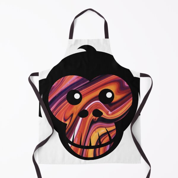 Item preview, Orange and Purple Marbled Monkey designed and sold by BuzzySpaceBee.