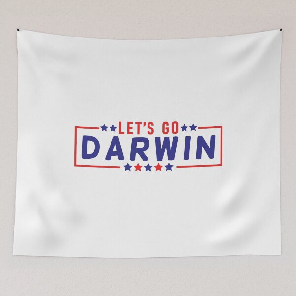 Artikelvorschau, Lets Go Darwin Lustig Sarkastisch Let's Go Darwin, Politische Geschenkidee entworfen und verkauft von happy gift art.