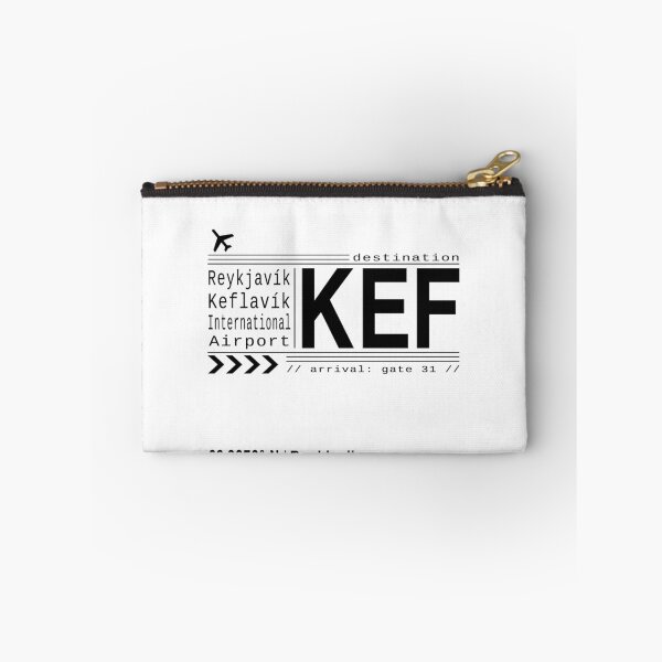 Item preview, KEF Reyjkjavik Keflavik International Airport, Iceland airport call letters designed and sold by Leah Biernacki.