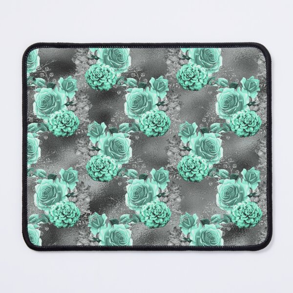 Item preview, Aqua Rose Design  - Plentiful Patterns Collection designed and sold by Trinket-Trickster.