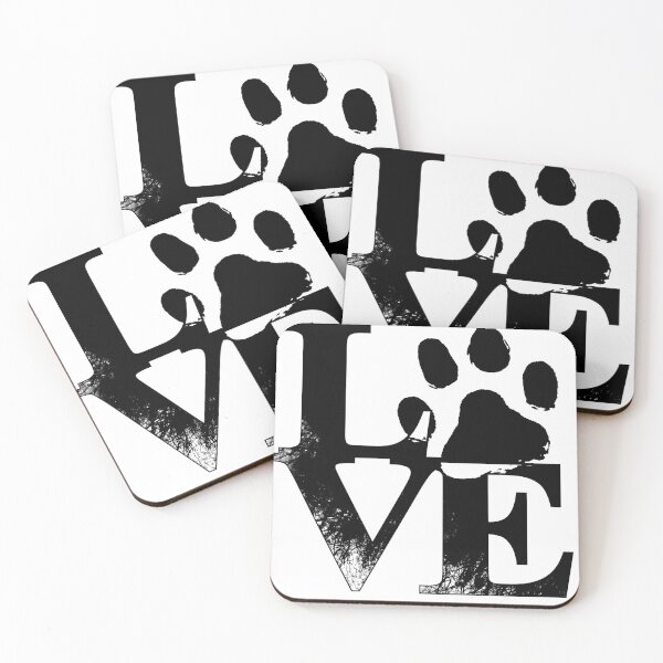 Item preview, Love with Printed Dog Paw designed and sold by PET-SHIRTS.