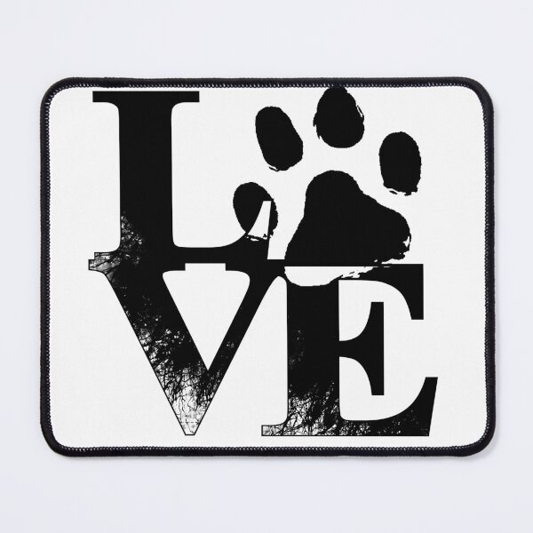 Item preview, Love with Printed Dog Paw designed and sold by PET-SHIRTS.