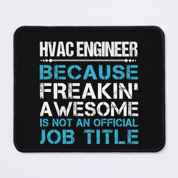 Item preview, Hvac Engineer T Shirt - Freaking Awesome Job Gift Item Tee designed and sold by oetate4774.