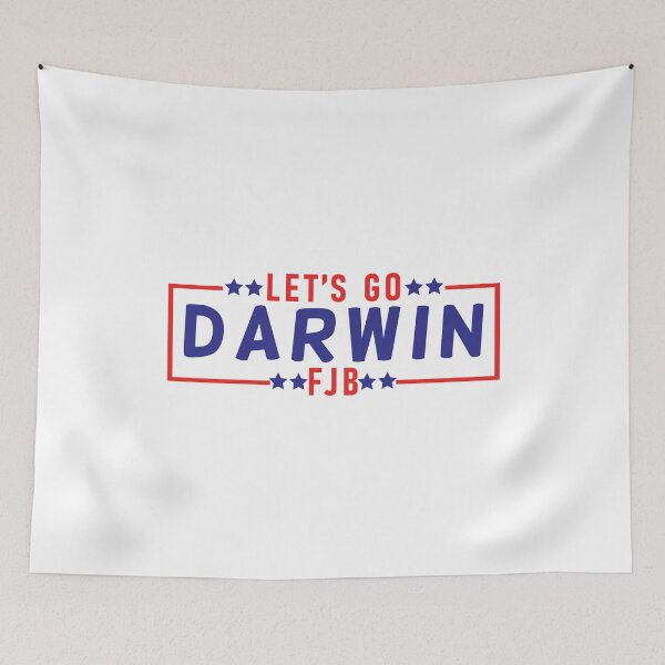 Artikelvorschau, Lets Go Darwin Lustig Sarkastisch Let's Go Darwin, Politische Geschenkidee entworfen und verkauft von happy gift art.