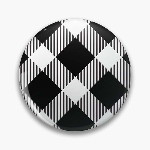 Item preview, 65 MCMLXV Oversized Diagonal Black Gingham Plaid Pattern designed and sold by 65 MCMLXV.