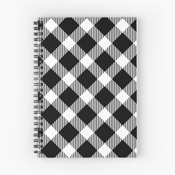 Item preview, 65 MCMLXV Oversized Diagonal Black Gingham Plaid Pattern designed and sold by 65 MCMLXV.