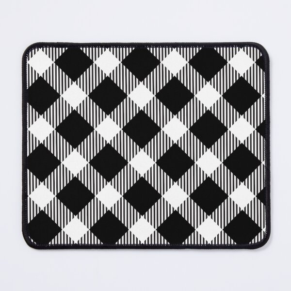 Item preview, 65 MCMLXV Oversized Diagonal Black Gingham Plaid Pattern designed and sold by 65 MCMLXV.