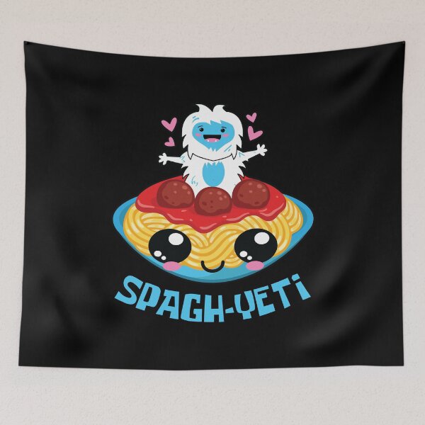 Item preview, Spaghetti Yeti Bigfoot Noodle Yeti designed and sold by MooonTees.