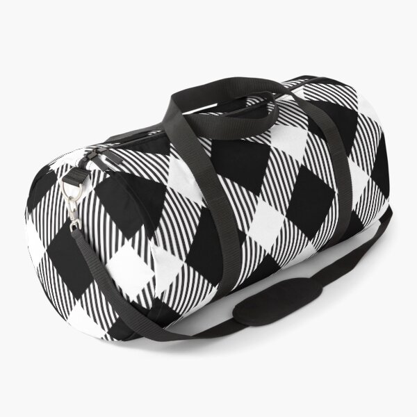 Item preview, 65 MCMLXV Oversized Diagonal Black Gingham Plaid Pattern designed and sold by 65 MCMLXV.