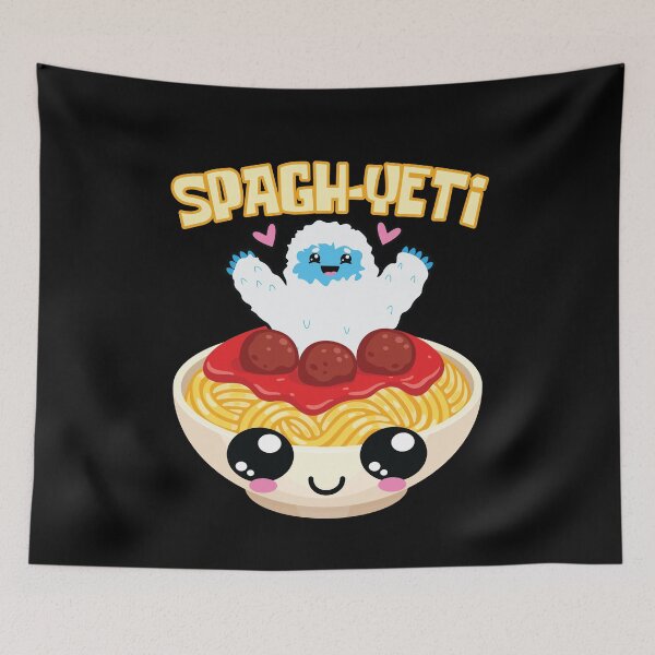 Item preview, Spaghetti Yeti Bigfoot Noodle Yeti designed and sold by MooonTees.