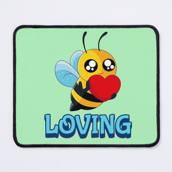 Item preview, Bee Loving - Heart in Hand Bee designed and sold by Trinket-Trickster.
