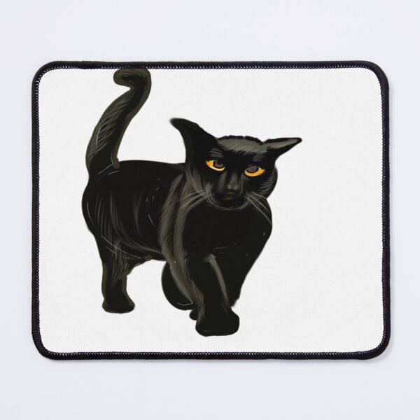 Item preview, Black Cat walk. Cat themed gifts for women, men and children. Black cat gift ideas 2022 designed and sold by Artonmytee.