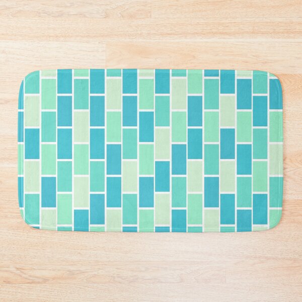Item preview, Blue-Green Vertical Tile Pattern designed and sold by Saanis.