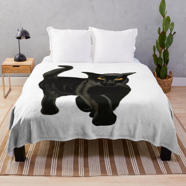 Item preview, Black Cat walk. Cat themed gifts for women, men and children. Black cat gift ideas 2022 designed and sold by Artonmytee.