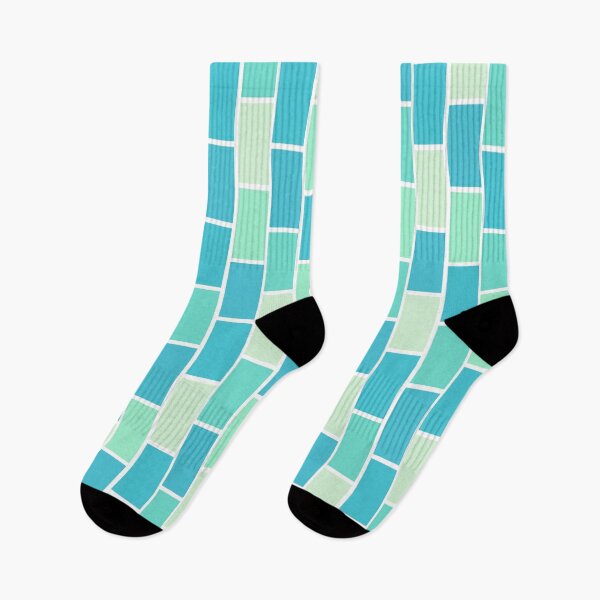 Item preview, Blue-Green Vertical Tile Pattern designed and sold by Saanis.