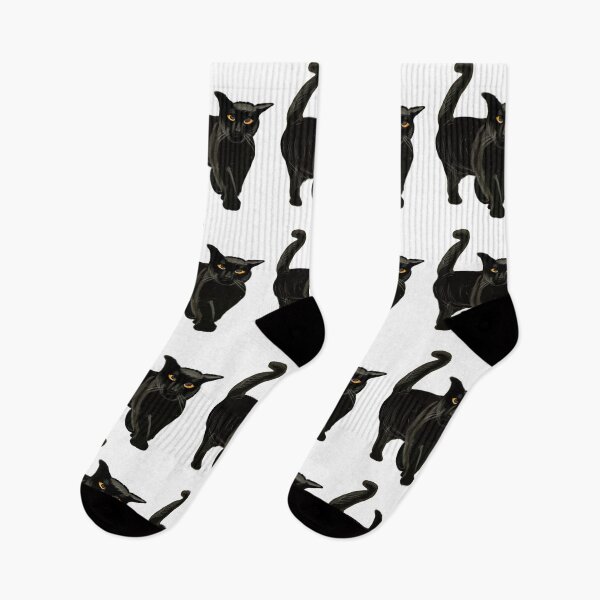 Item preview, Black Cat walk. Cat themed gifts for women, men and children. Black cat gift ideas 2022 designed and sold by Artonmytee.