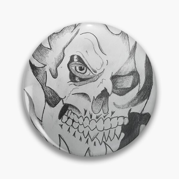 Item preview, Skull On Fire designed and sold by SpatterArt.