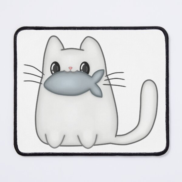 Item preview, Cat with Fish in Mouth designed and sold by PET-SHIRTS.