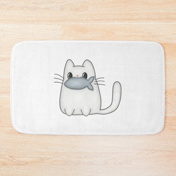 Item preview, Cat with Fish in Mouth designed and sold by PET-SHIRTS.