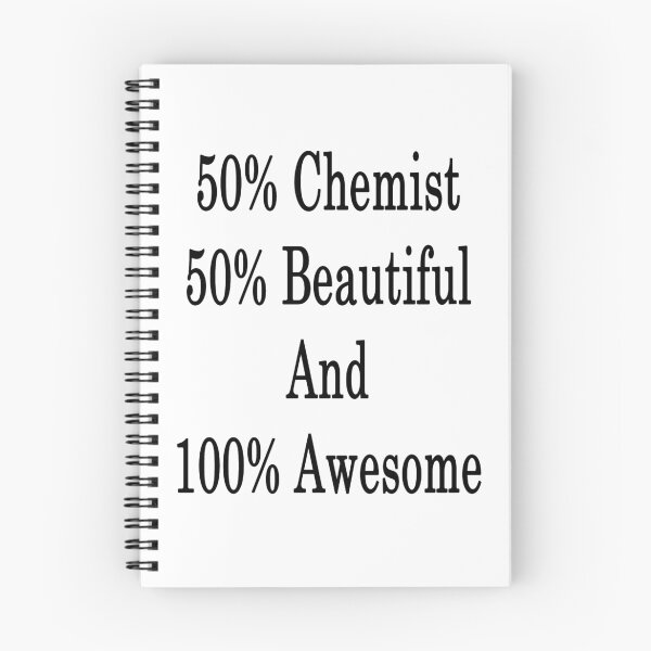 Item preview, 50% Chemist 50% Beautiful And 100% Awesome  designed and sold by supernova23.