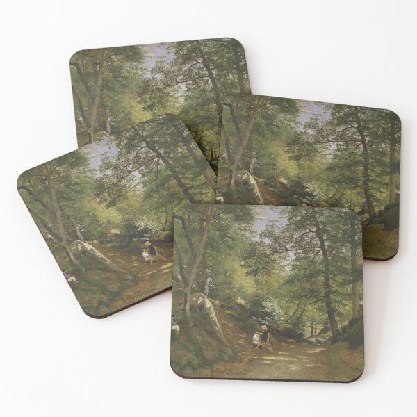 Item preview, Oskar Emil Törnå "Summer Landscape near Fontainebleau" designed and sold by FineArtLover.