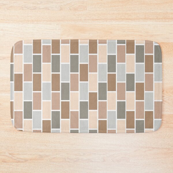 Item preview, Coffee Colored Vertical Tile Pattern designed and sold by Saanis.