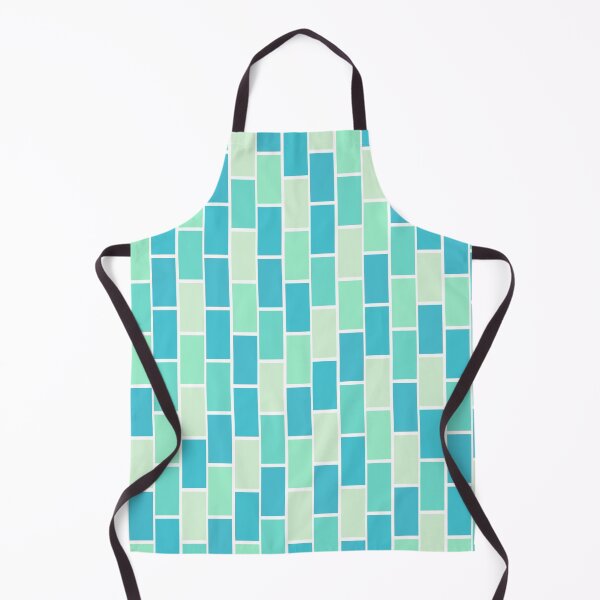 Item preview, Blue-Green Vertical Tile Pattern designed and sold by Saanis.