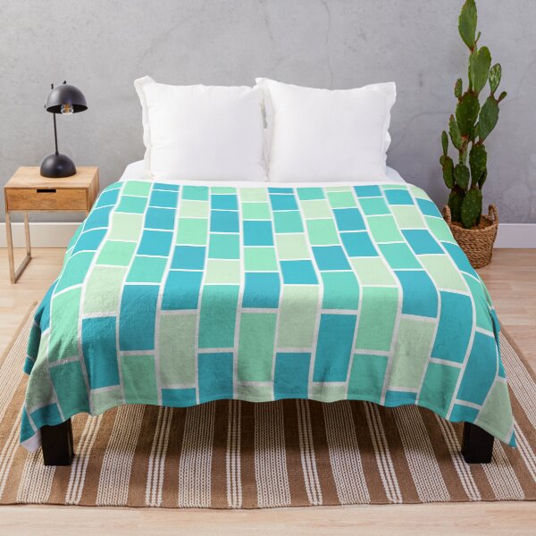 Item preview, Blue-Green Vertical Tile Pattern designed and sold by Saanis.