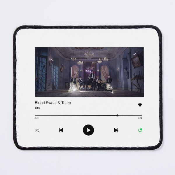 Item preview, BTS Blood sweat & tears Spotify music cover designed and sold by gruzinkerbelle.