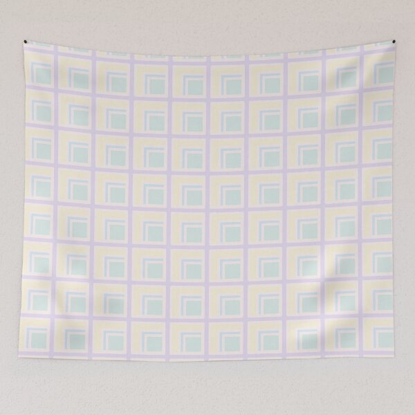 Item preview, Pastel Geometric Square Pattern designed and sold by Saanis.