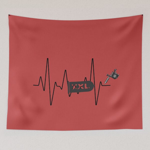 Item preview, Cool, Heartbeat Tattoos / Heart Heartbeat Tattoo designed and sold by haRexia.