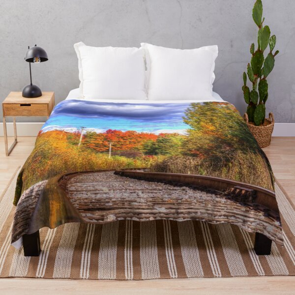Item preview, panoramic, widescreen prints, wall posters, Tapestries,Tapestry,throw blankets,comforters,duvet covers , train track,Railroad art,train wall art,Train art designed and sold by eyesight4vision.
