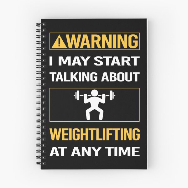 Item preview, Funny Warning Weightlifting Lifting designed and sold by FulviaContreras.
