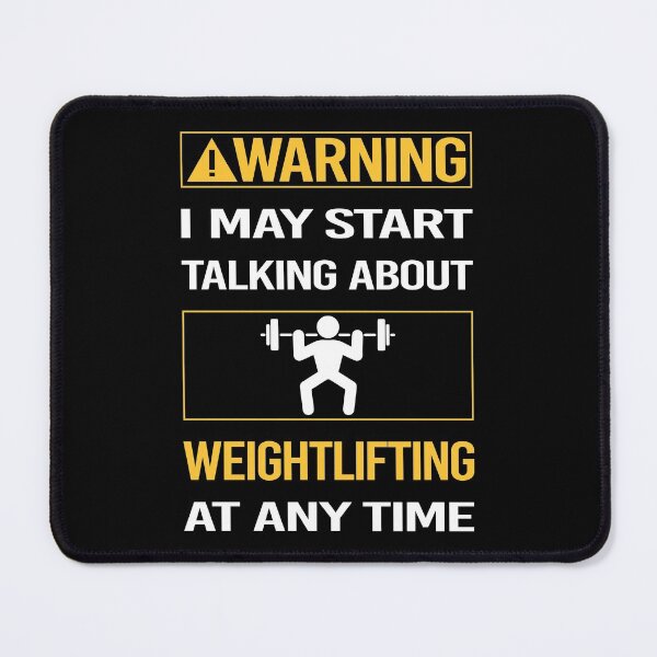Item preview, Funny Warning Weightlifting Lifting designed and sold by FulviaContreras.