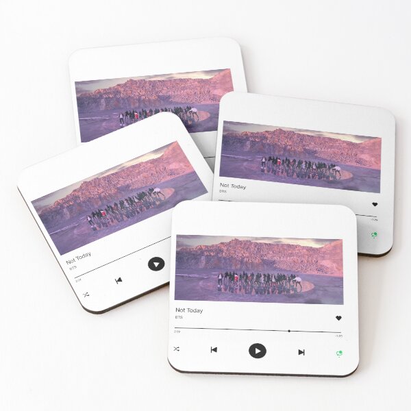 Item preview, not today bts spotify music cover designed and sold by gruzinkerbelle.