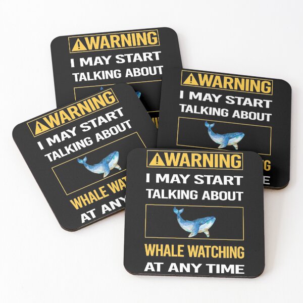 Item preview, Funny Warning Whale Watching designed and sold by FulviaContreras.
