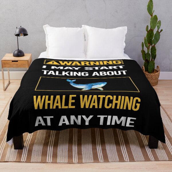 Item preview, Funny Warning Whale Watching designed and sold by FulviaContreras.