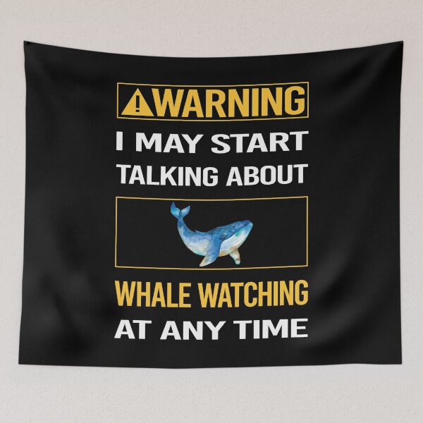 Item preview, Funny Warning Whale Watching designed and sold by FulviaContreras.