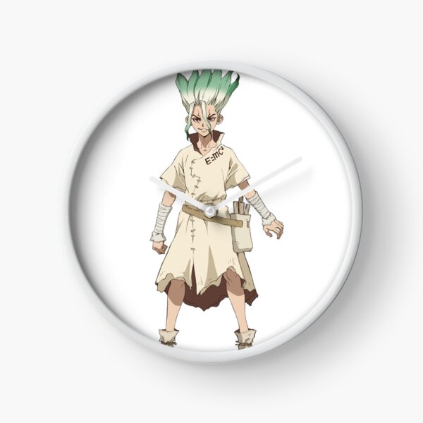 Dr Stone Anime Clocks Redbubble