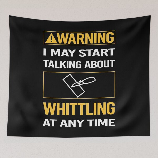 Item preview, Funny Warning Whittling designed and sold by FulviaContreras.