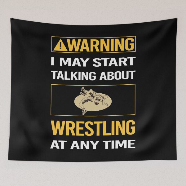Item preview, Funny Warning Wrestling designed and sold by FulviaContreras.