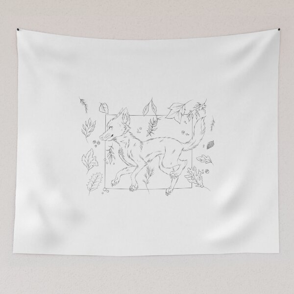 Item preview, Coniferous Canine (Black) designed and sold by art-by-ace.