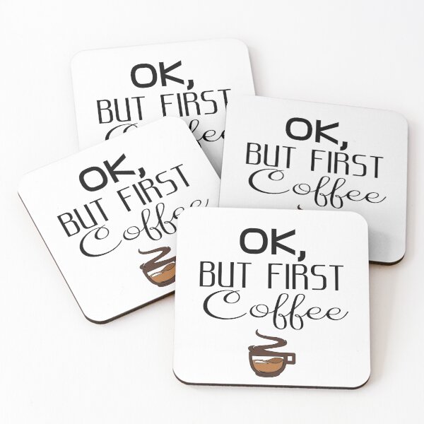 Item preview, Ok But First coffee designed and sold by harounshirt.