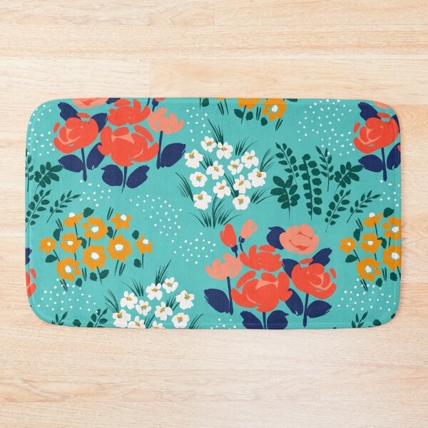 Item preview, Cute spring garden flowers pattern flowerpattern designed and sold by PG Illustration.