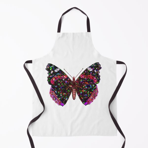 Item preview, Red admiral butterfly with rainbow spots. designed and sold by Elonium.