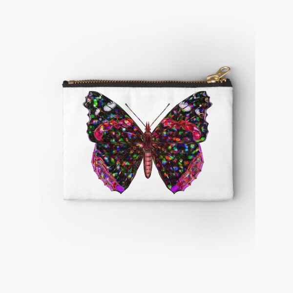 Item preview, Red admiral butterfly with rainbow spots. designed and sold by Elonium.