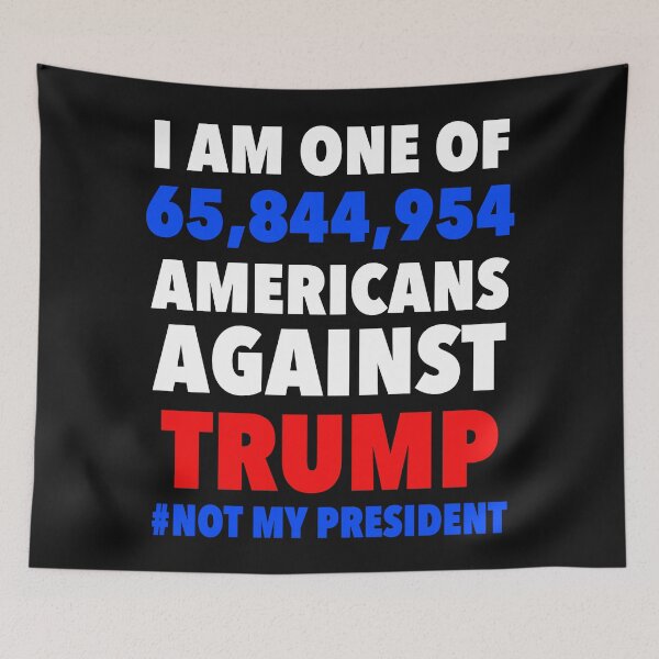 Item preview, AMERICANS AGAINST TRUMP designed and sold by Thelittlelord.