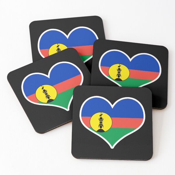 Item preview, New Caledonia Flag Heart designed and sold by PKHalford.