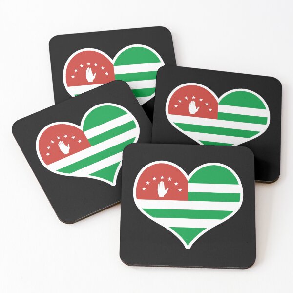 Item preview, Abkhazia Flag Heart designed and sold by PKHalford.