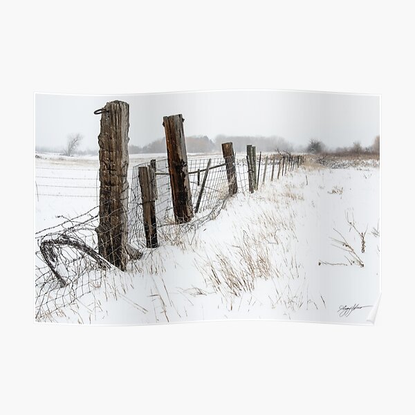 Winter On The Farm Poster